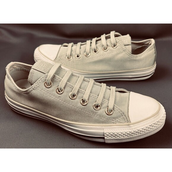 Converse All Star Low Celadon Sage Green Sneakers Size Women's 8 - Picture 6 of 16